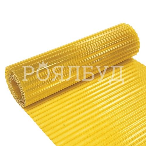 Шифер ПЕ (ПВХ) жовтий Vetroplast Magniplast (Прозорий, в рулонах)